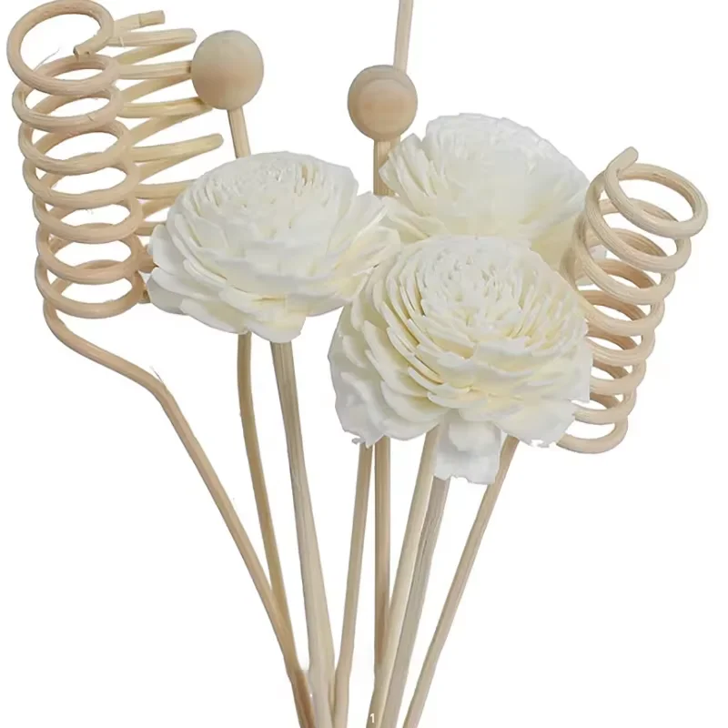 Home Fragrance Stick - 9PCS/lot Flower Aromatherapy Rattan No Fire