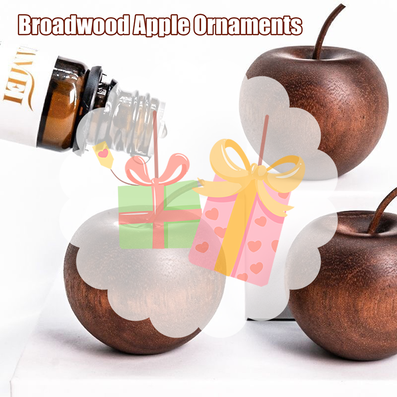 Home And You Fragrance Diffuser - 1PCS Of Wooden Apple Shaped Essential