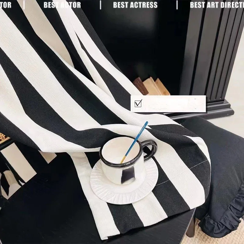Vertical Striped Black and Whi - Home Fragrance French ulasan dan harga