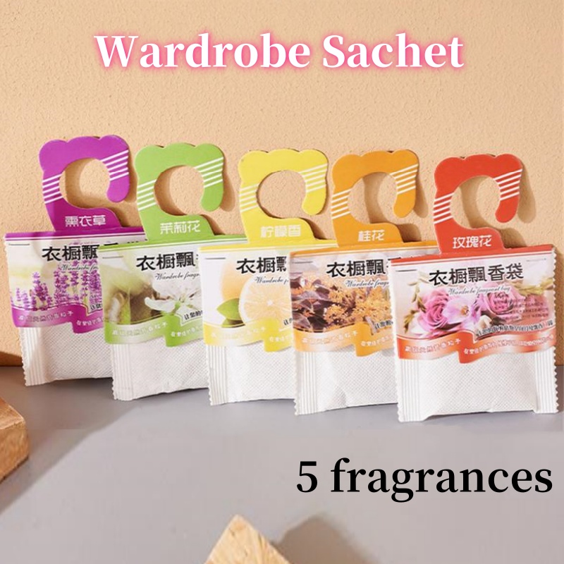 5pcs Wardrobe Fragrance Sachet - Home Fragrance Collection ulasan dan harga