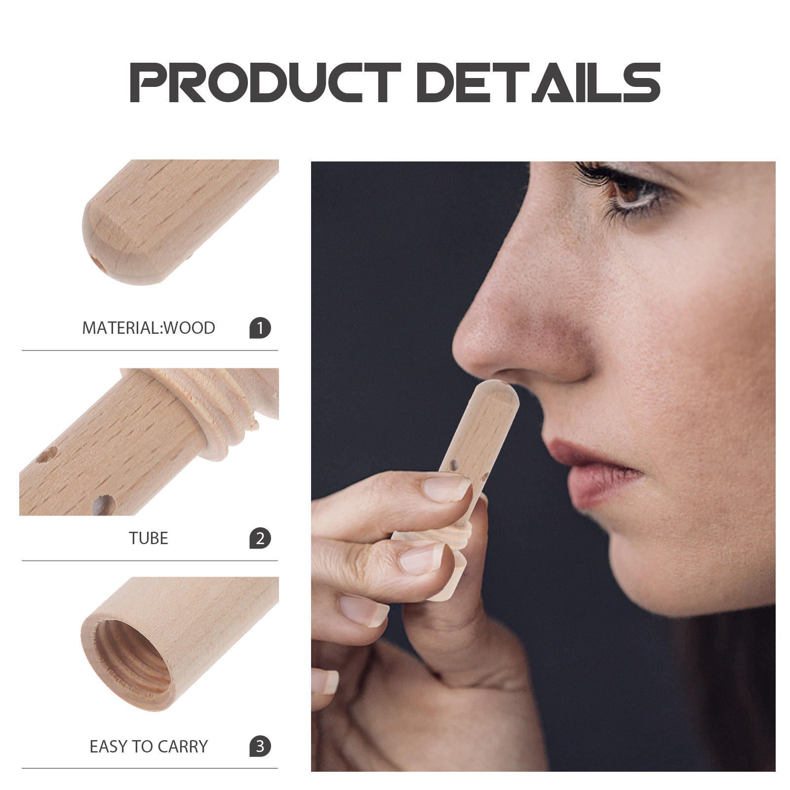 Eco Friendly Wooden Nasal Inha - Home Fragrance Stick ulasan dan harga