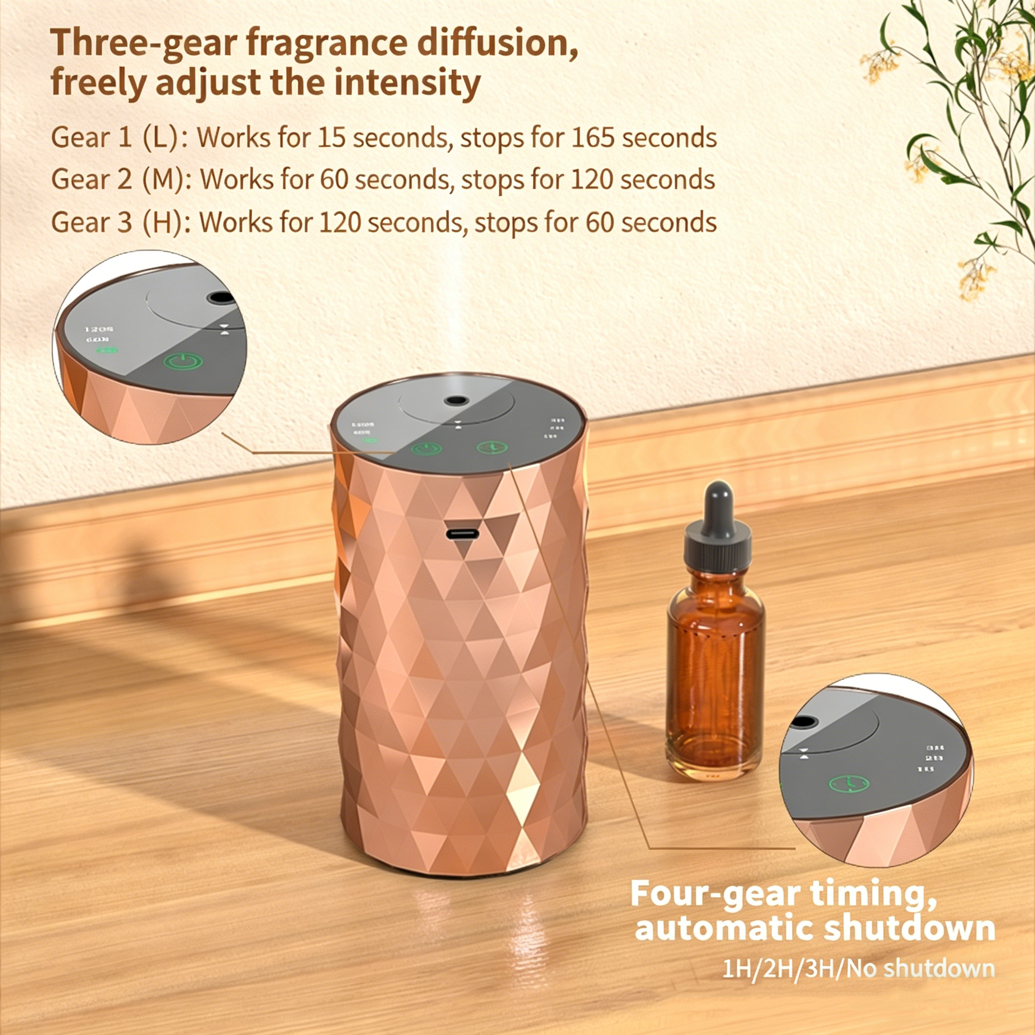 Waterless Essential Oil Diffus - Home Spray Fragrance ulasan dan harga